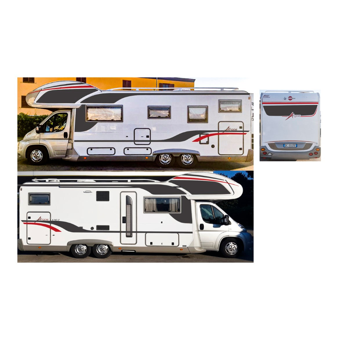 BURSTNER ARGOS 747-2 - Kit d'autocollants (TAG-BURSTNERKIT0001)