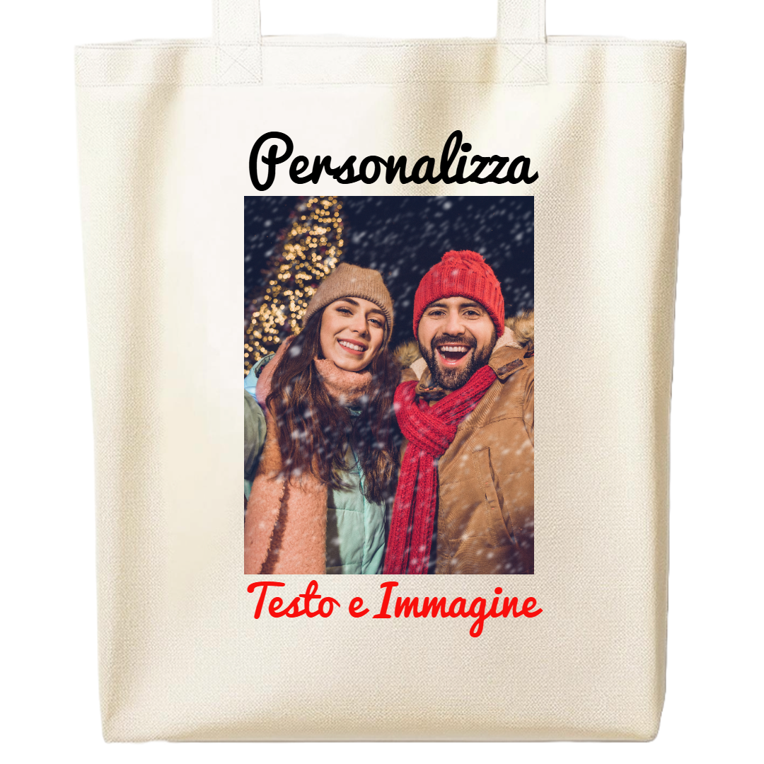 Sac cabas personnalisé - Texte et images