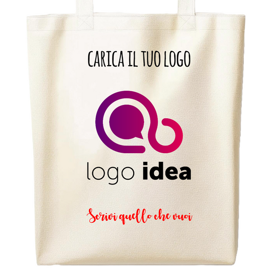 Shopper Tote Personalizzata - Testo e Immagini
