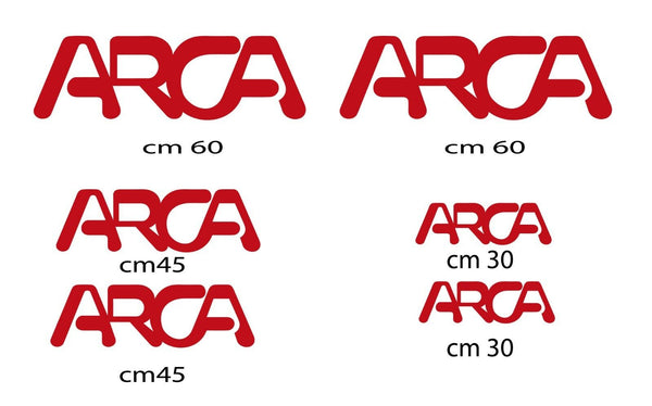Adesivo per Camper Logo ARCA (Kit 6 pezzi) - tarasartigrafiche
