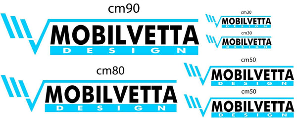 Adesivo per Camper Logo MOBILVETTA (Kit 6 pezzi) - tarasartigrafiche