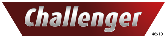 Adesivo per Camper Logo CHALLENGER TRAPEZIO