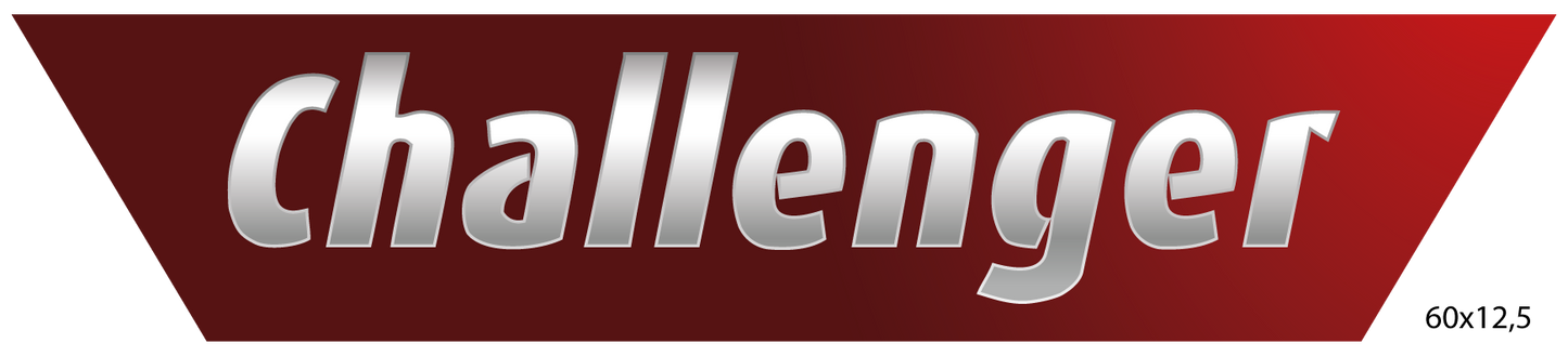 Adesivo per Camper Logo CHALLENGER TRAPEZIO