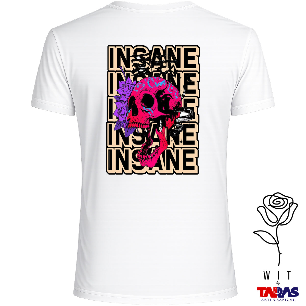 Insane Scheletro Doppia Stampa