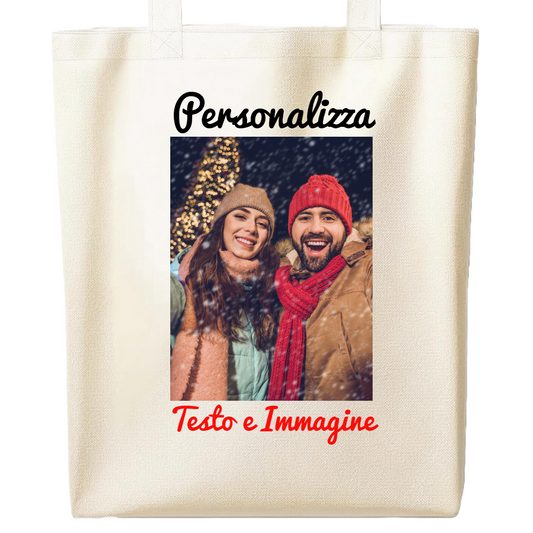 Shopper Tote Personalizzata - Testo e Immagini