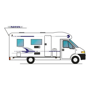 ADRIA CORAL 640 DS - Kit Adesivi (TAG-ADRIAKIT0001)
