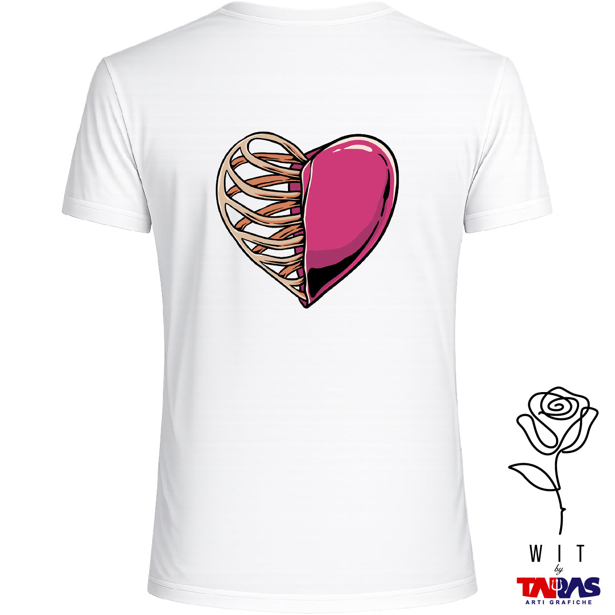 Cuore Scheletro Doppia Stampa