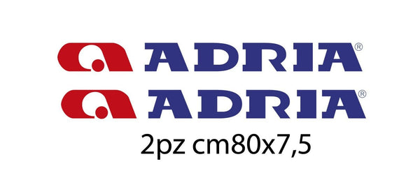 Adesivo per Camper Logo ADRIA (2 pezzi) - tarasartigrafiche