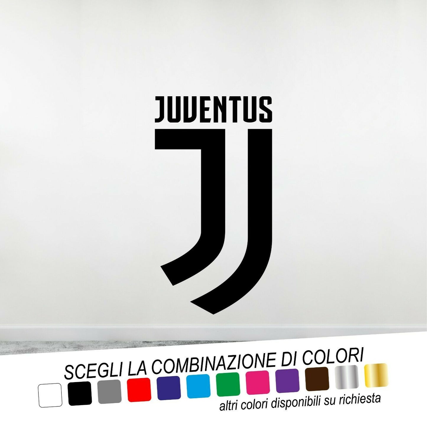 Adesivo Murale LOGO JUVENTUS - tarasartigrafiche