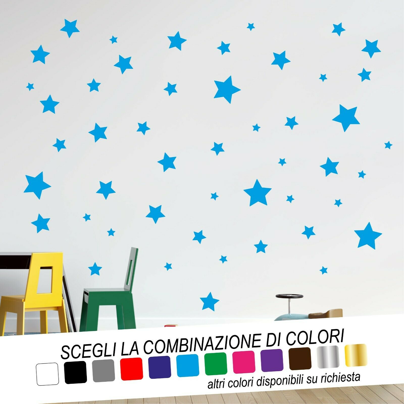 Adesivo Murale KIT STELLE - tarasartigrafiche