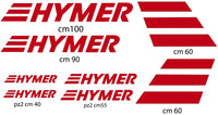 Adesivo per Camper Logo HYMER (Kit 8 pezzi) - tarasartigrafiche