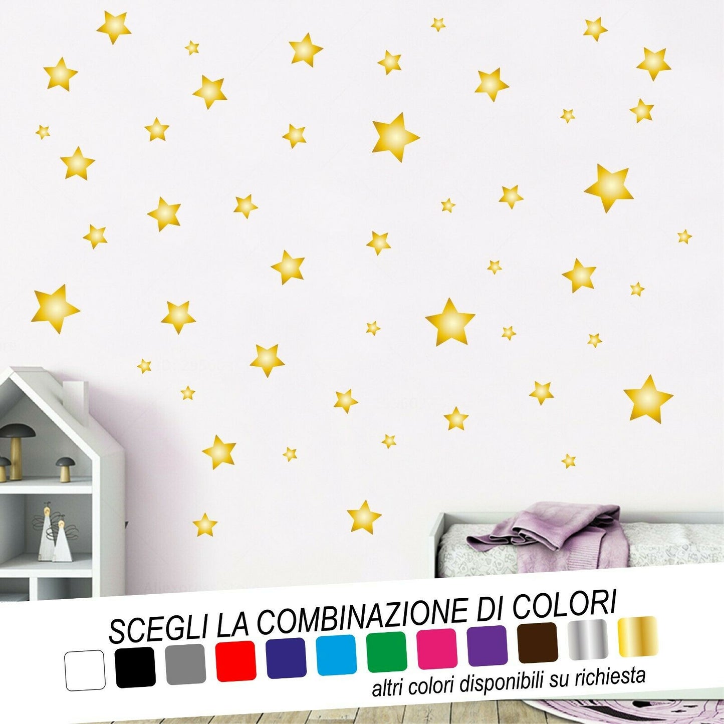 Adesivo Murale KIT STELLE - tarasartigrafiche